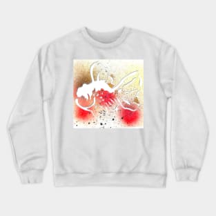 Gold Fish Stencil Crewneck Sweatshirt